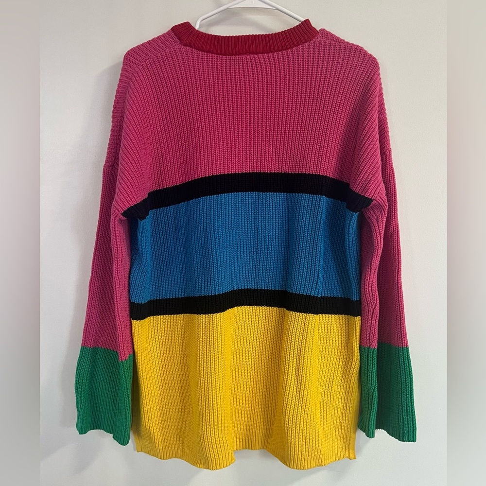 Lazy Oaf Colorblock Knit Sweater - image 3